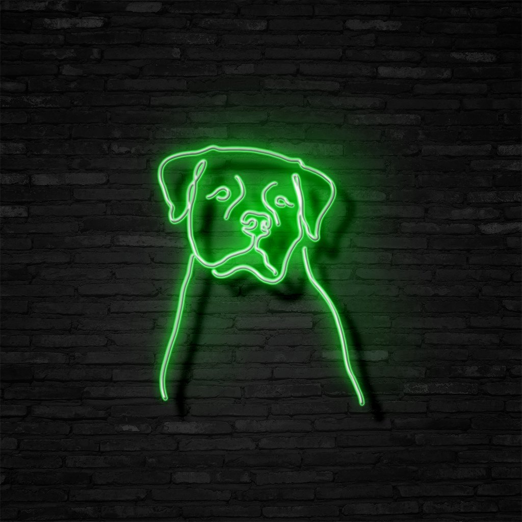 Rottweiler Neon Sign | NEON SIGNO® Custom Neon Signs