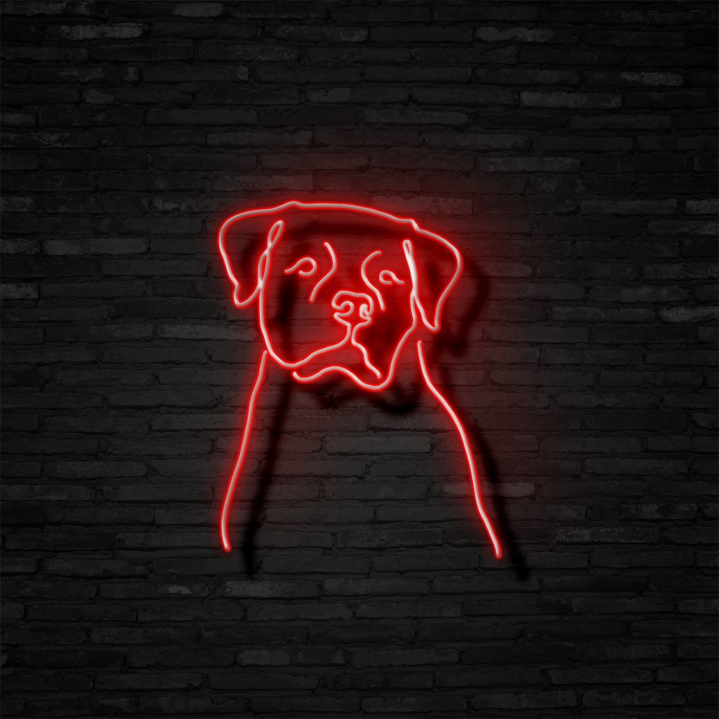 Rottweiler Neon Sign | NEON SIGNO® Custom Neon Signs