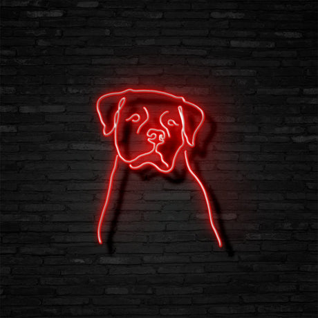 Rottweiler Neon Sign | NEON SIGNO® Custom Neon Signs