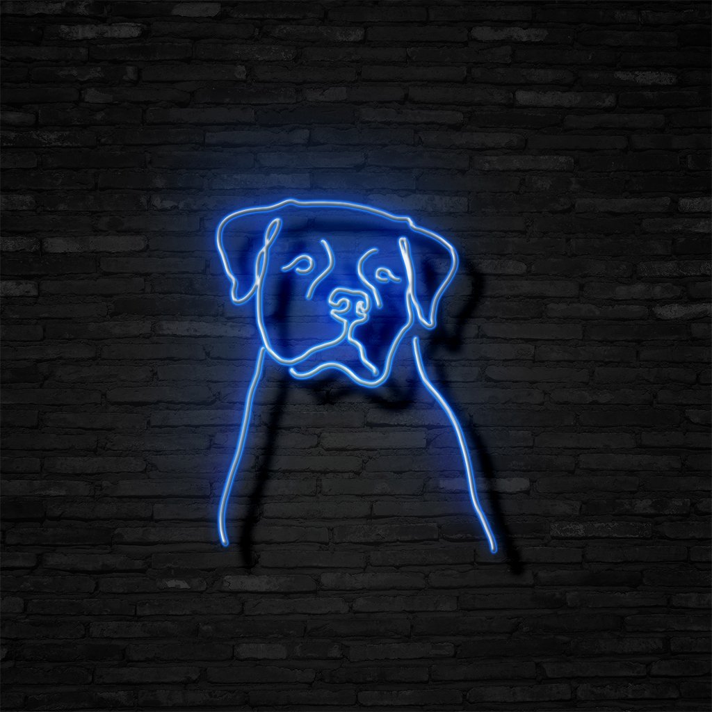 Rottweiler Neon Sign | NEON SIGNO® Custom Neon Signs