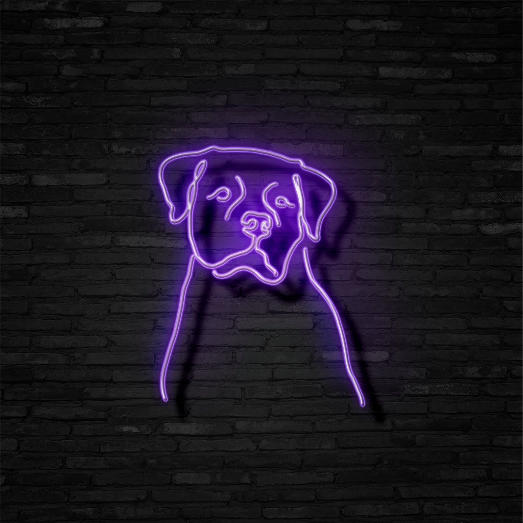 Rottweiler Neon Sign | NEON SIGNO® Custom Neon Signs