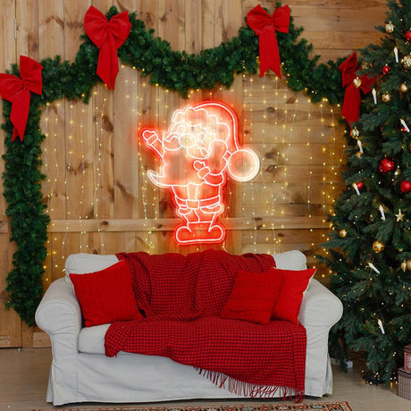 Santa Claus neon light | NEON SIGNO® Custom Neon Signs