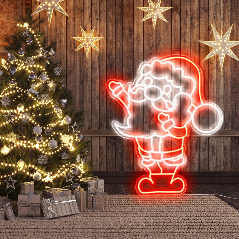 Santa Claus neon light | NEON SIGNO® Custom Neon Signs