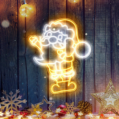 Santa Claus neon light | NEON SIGNO® Custom Neon Signs