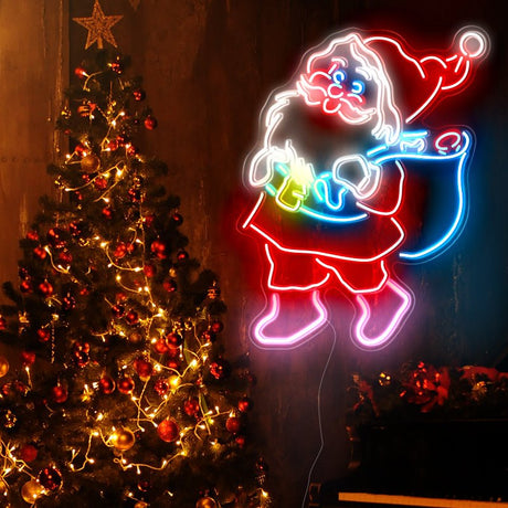 Santa Claus neon lights | NEON SIGNO® Custom Neon Signs