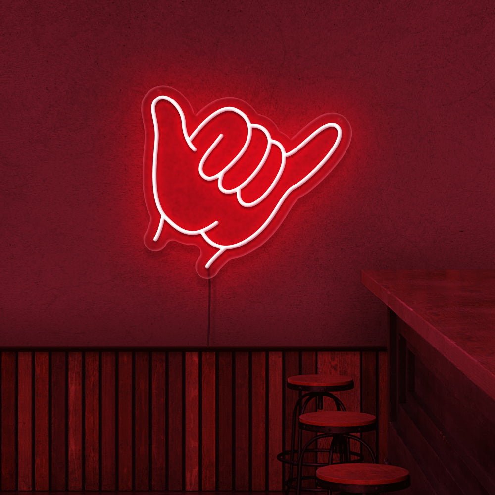 Shaka Neon Sign | NEON SIGNO® Custom Neon Signs