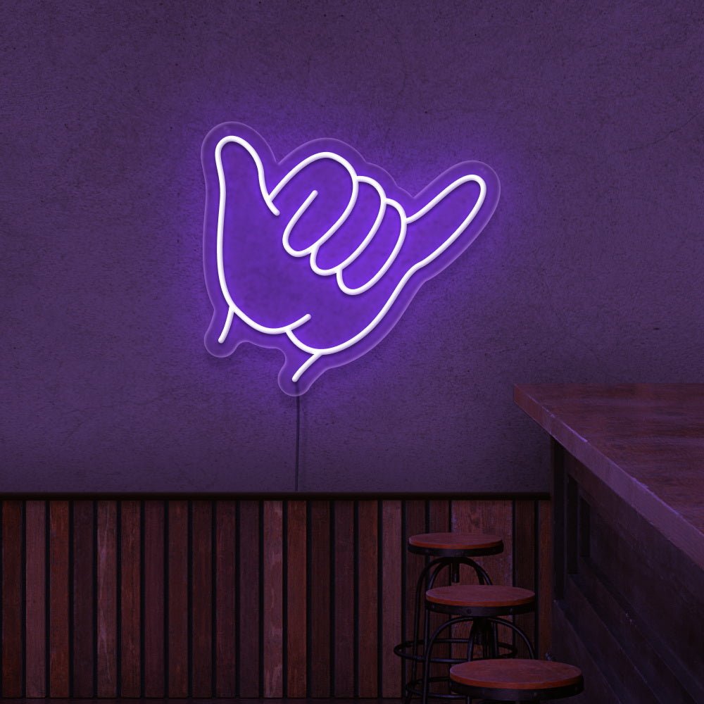 Shaka Neon Sign | NEON SIGNO® Custom Neon Signs