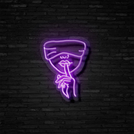 Shh Neon Sign | NEON SIGNO® Custom Neon Signs