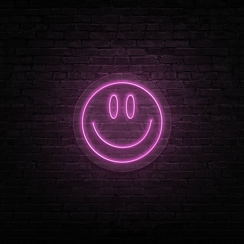 Smiley Neon Sign | NEON SIGNO® Custom Neon Signs