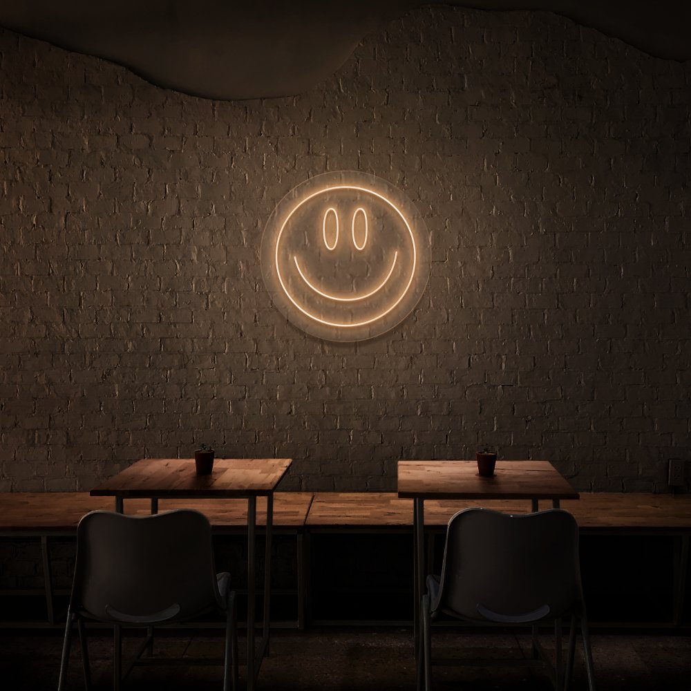 Smiley Neon Sign | NEON SIGNO® Custom Neon Signs