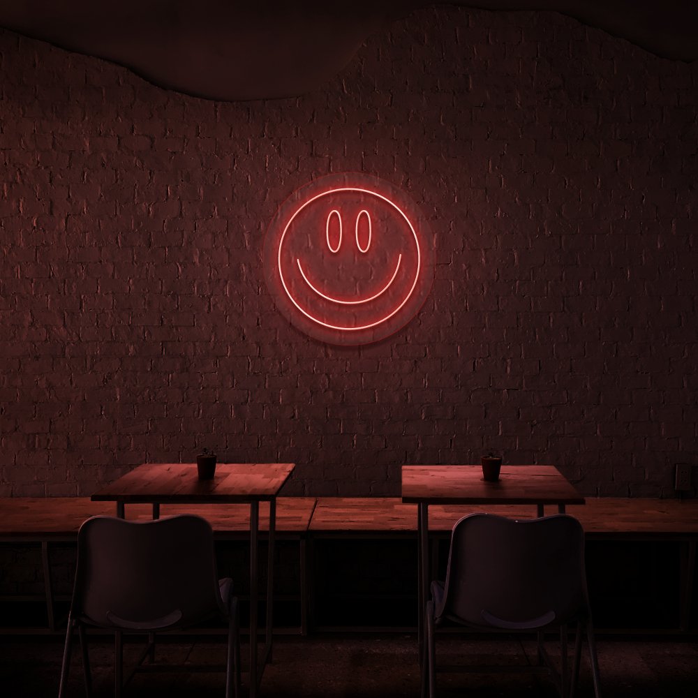 Smiley Neon Sign | NEON SIGNO® Custom Neon Signs