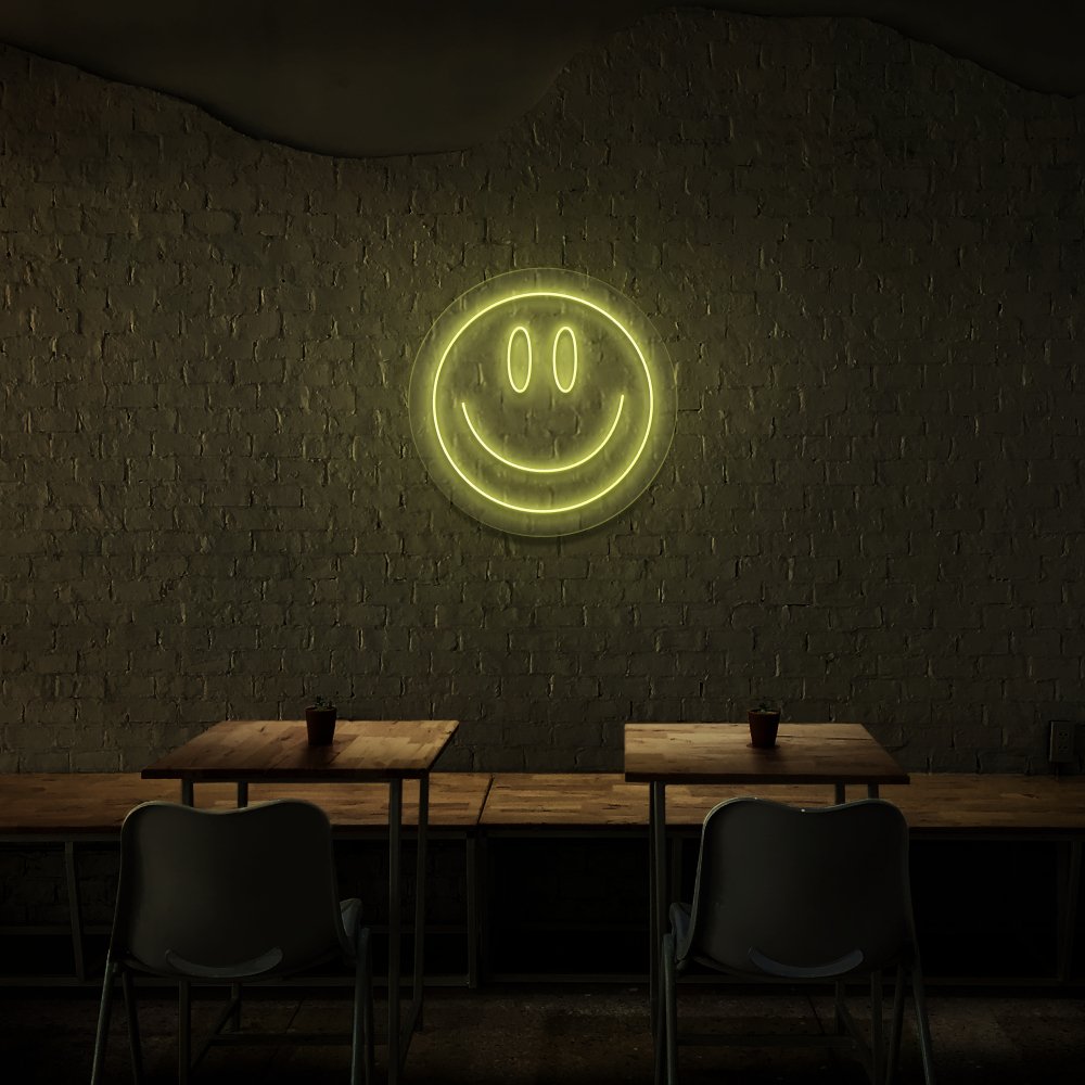 Smiley Neon Sign | NEON SIGNO® Custom Neon Signs