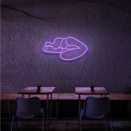 Smoking Neon Sign | NEON SIGNO® Custom Neon Signs