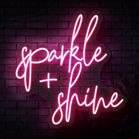 Sparkle And Shine Neon Sign | NEON SIGNO® Custom Neon Signs