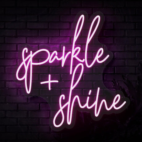 Sparkle And Shine Neon Sign | NEON SIGNO® Custom Neon Signs