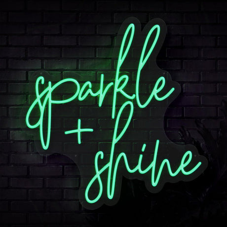 Sparkle And Shine Neon Sign | NEON SIGNO® Custom Neon Signs