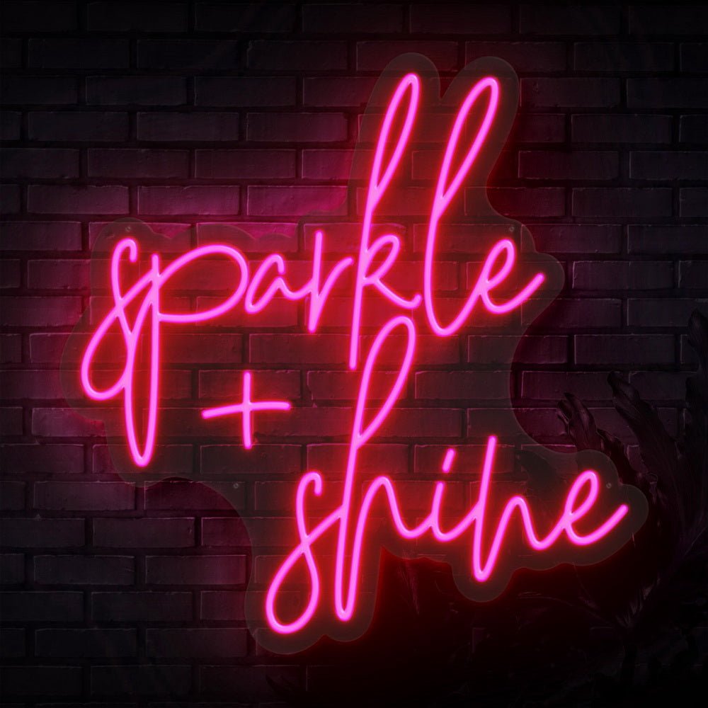 Sparkle And Shine Neon Sign | NEON SIGNO® Custom Neon Signs