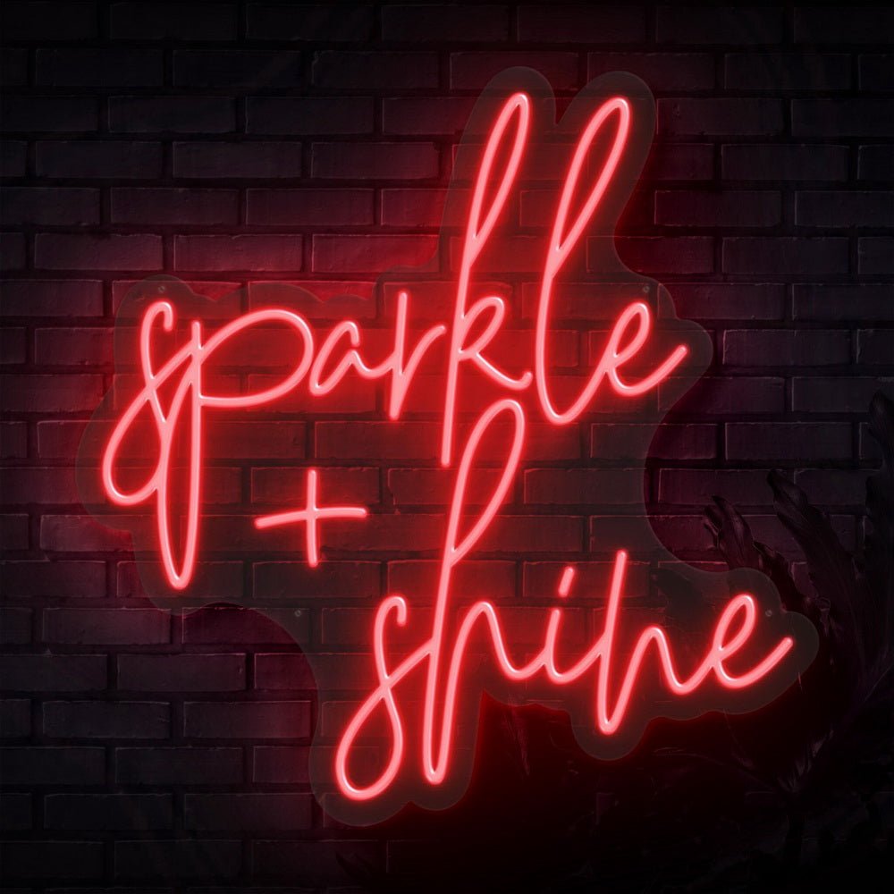 Sparkle And Shine Neon Sign | NEON SIGNO® Custom Neon Signs