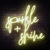 Sparkle And Shine Neon Sign | NEON SIGNO® Custom Neon Signs