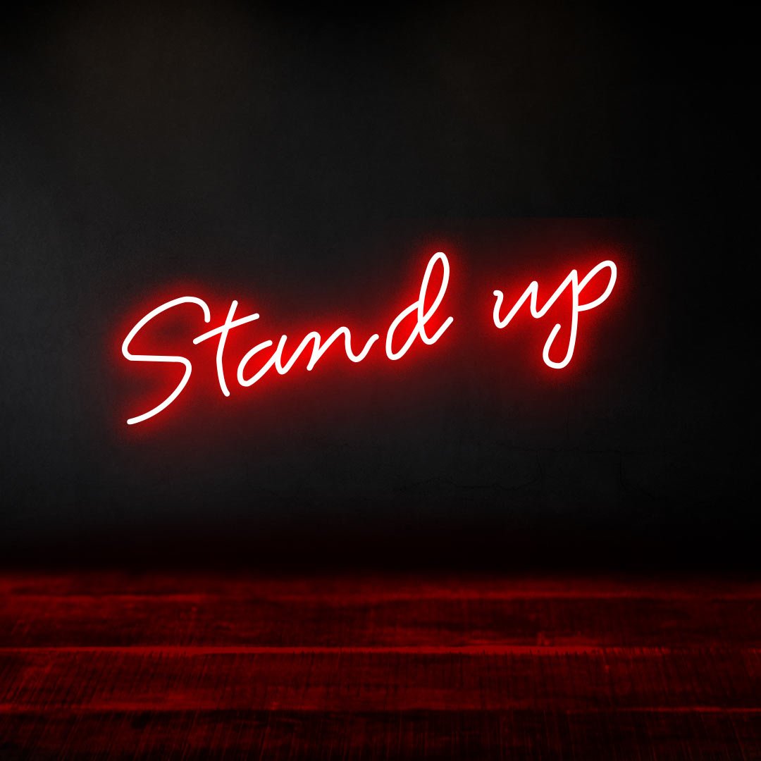 Stand Up Neon Sign | NEON SIGNO® Custom Neon Signs