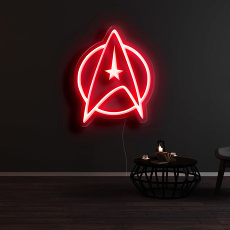 Star Trek Inspired Starfleet Neon Sign | NEON SIGNO® Custom Neon Signs