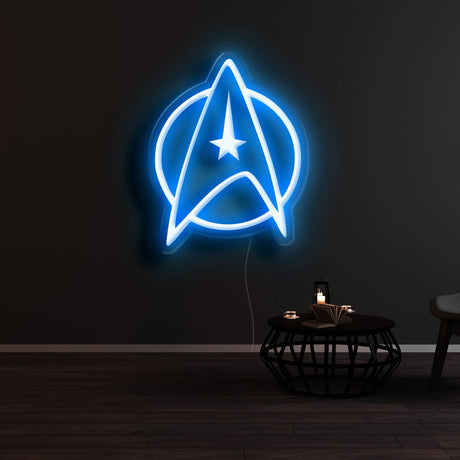 Star Trek Inspired Starfleet Neon Sign | NEON SIGNO® Custom Neon Signs