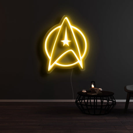 Star Trek Inspired Starfleet Neon Sign | NEON SIGNO® Custom Neon Signs