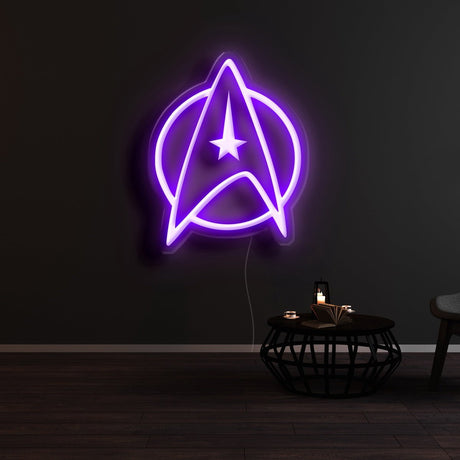 Star Trek Inspired Starfleet Neon Sign | NEON SIGNO® Custom Neon Signs