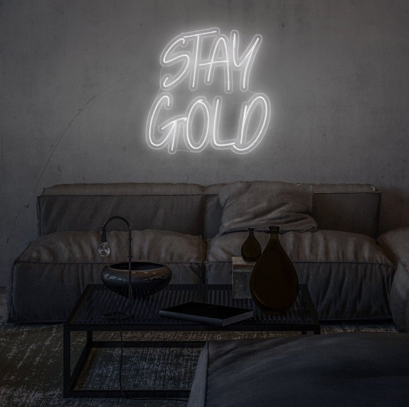 Stay Gold Neon Sign | NEON SIGNO® Custom Neon Signs