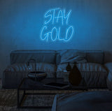 Stay Gold Neon Sign | NEON SIGNO® Custom Neon Signs