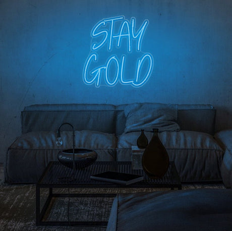 Stay Gold Neon Sign | NEON SIGNO® Custom Neon Signs