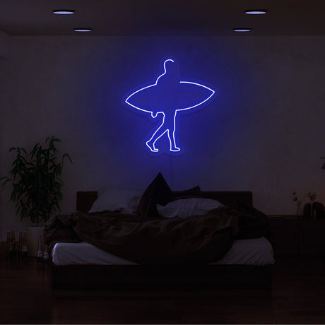 Surfer Neon Sign | NEON SIGNO® Custom Neon Signs