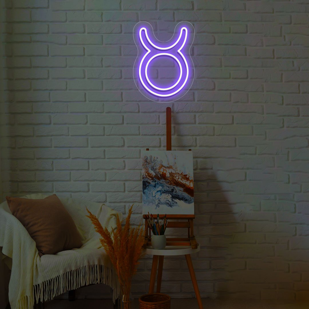 Taurus Zodiac Neon Sign | NEON SIGNO® Custom Neon Signs