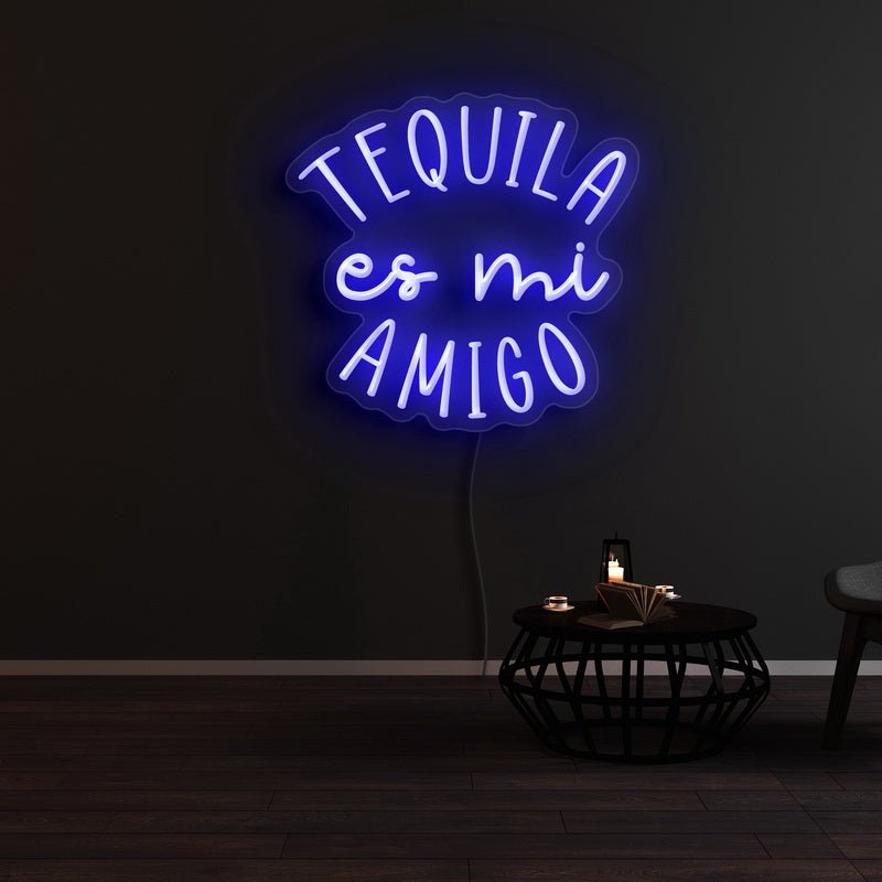 Tequila Es Mi Amigo Neon Sign | NEON SIGNO® Custom Neon Signs