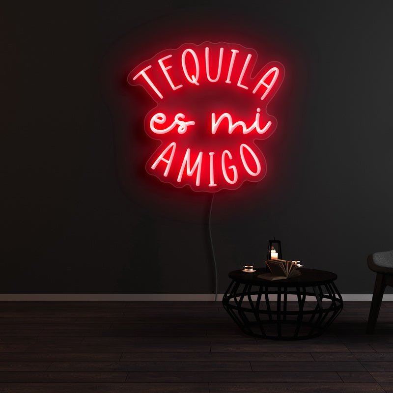 Tequila Es Mi Amigo Neon Sign | NEON SIGNO® Custom Neon Signs