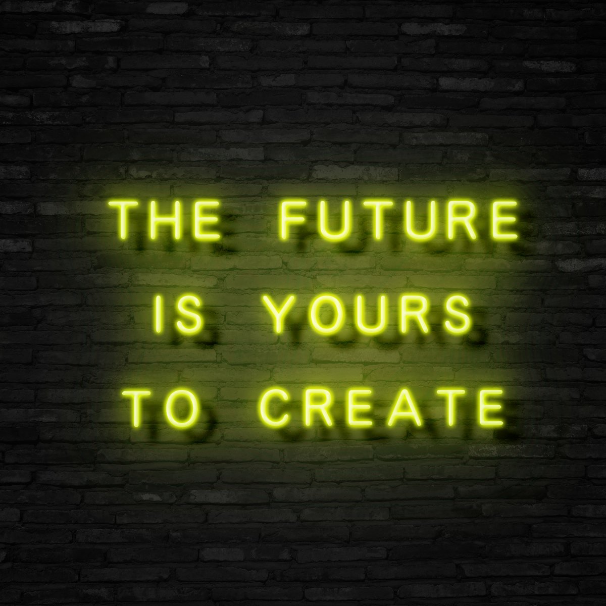 The Future Is Yours Neon Sign | NEON SIGNO® Custom Neon Signs