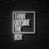 Think Outside The Box Neon Sign | NEON SIGNO® Custom Neon Signs