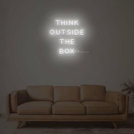 Think Outside The Box Neon Sign | NEON SIGNO® Custom Neon Signs