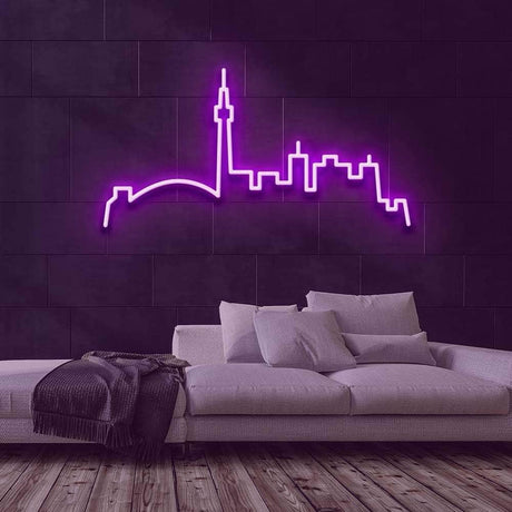 Toronto Skyline Neon Sign | NEON SIGNO® Custom Neon Signs