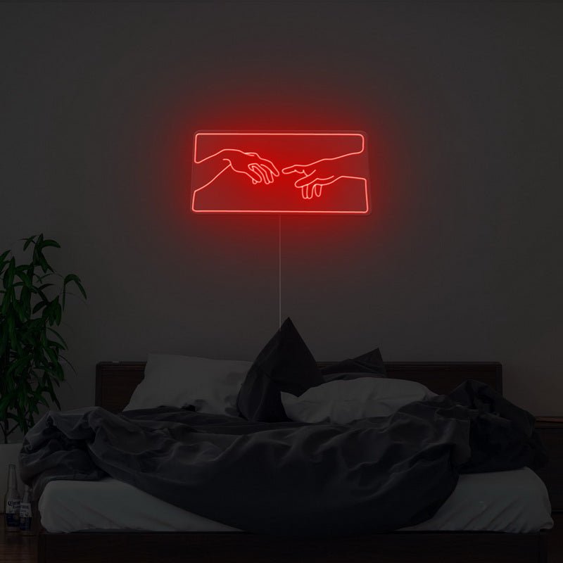 Touch Of God Neon Sign | NEON SIGNO® Custom Neon Signs