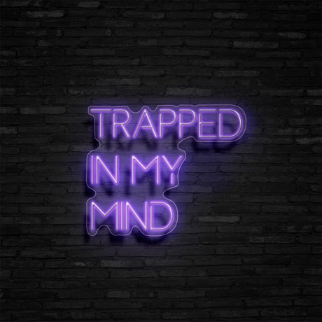 Trapped In My Mind Neon Sign | NEON SIGNO® Custom Neon Signs