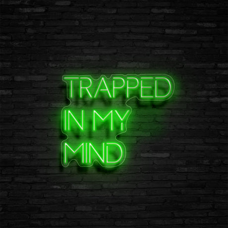 Trapped In My Mind Neon Sign | NEON SIGNO® Custom Neon Signs