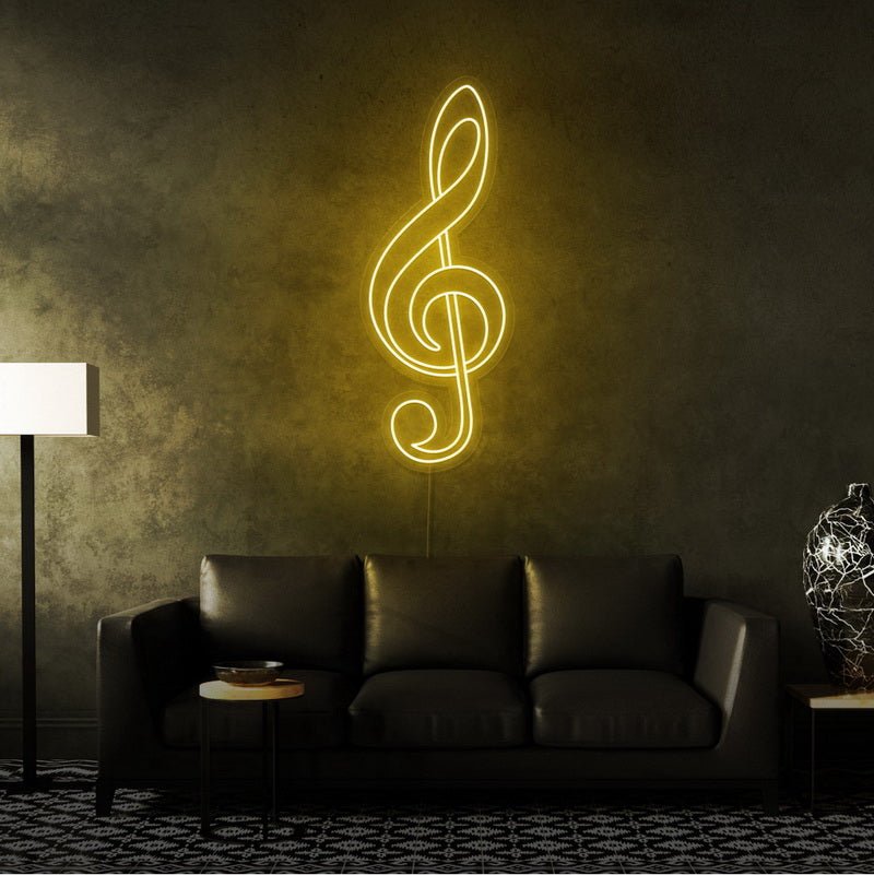 Treble Clef Neon Sign | NEON SIGNO® Custom Neon Signs