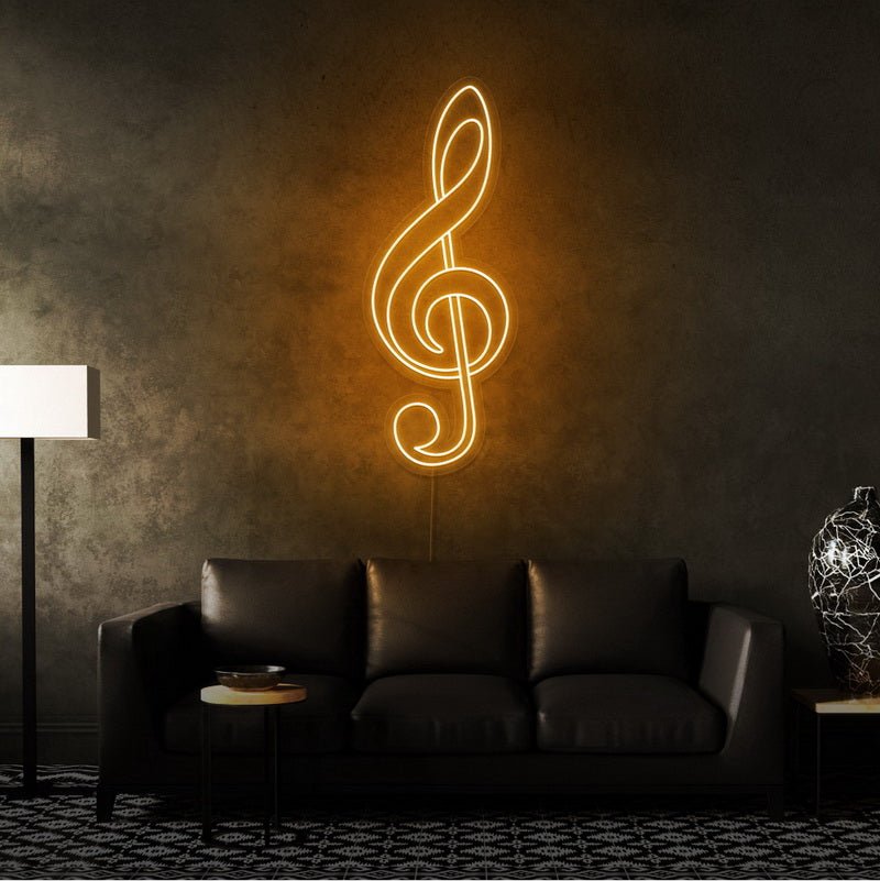 Treble Clef Neon Sign | NEON SIGNO® Custom Neon Signs