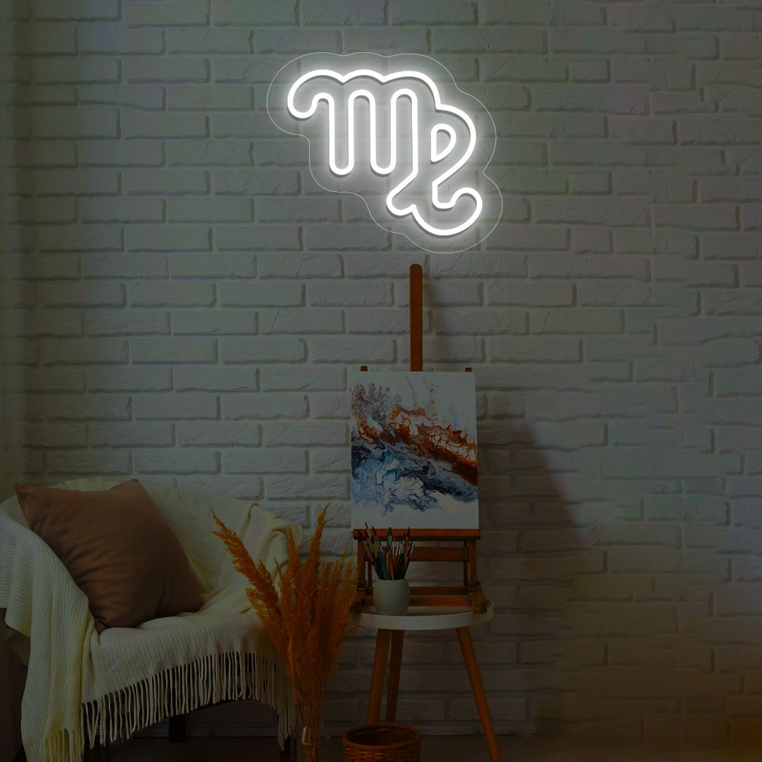 Virgo Zodiac Neon Sign | NEON SIGNO® Custom Neon Signs