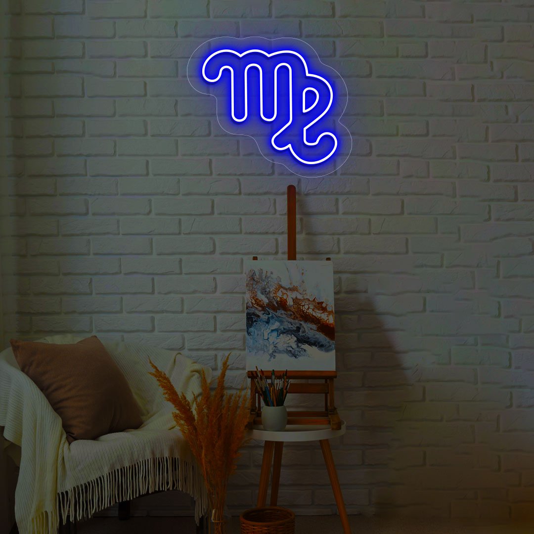 Virgo Zodiac Neon Sign | NEON SIGNO® Custom Neon Signs