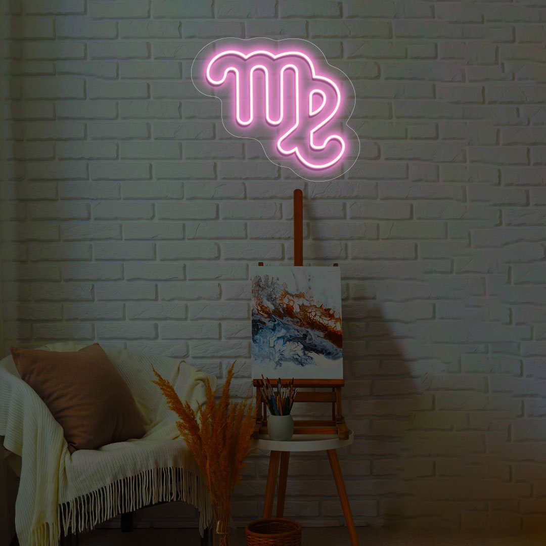 Virgo Zodiac Neon Sign | NEON SIGNO® Custom Neon Signs