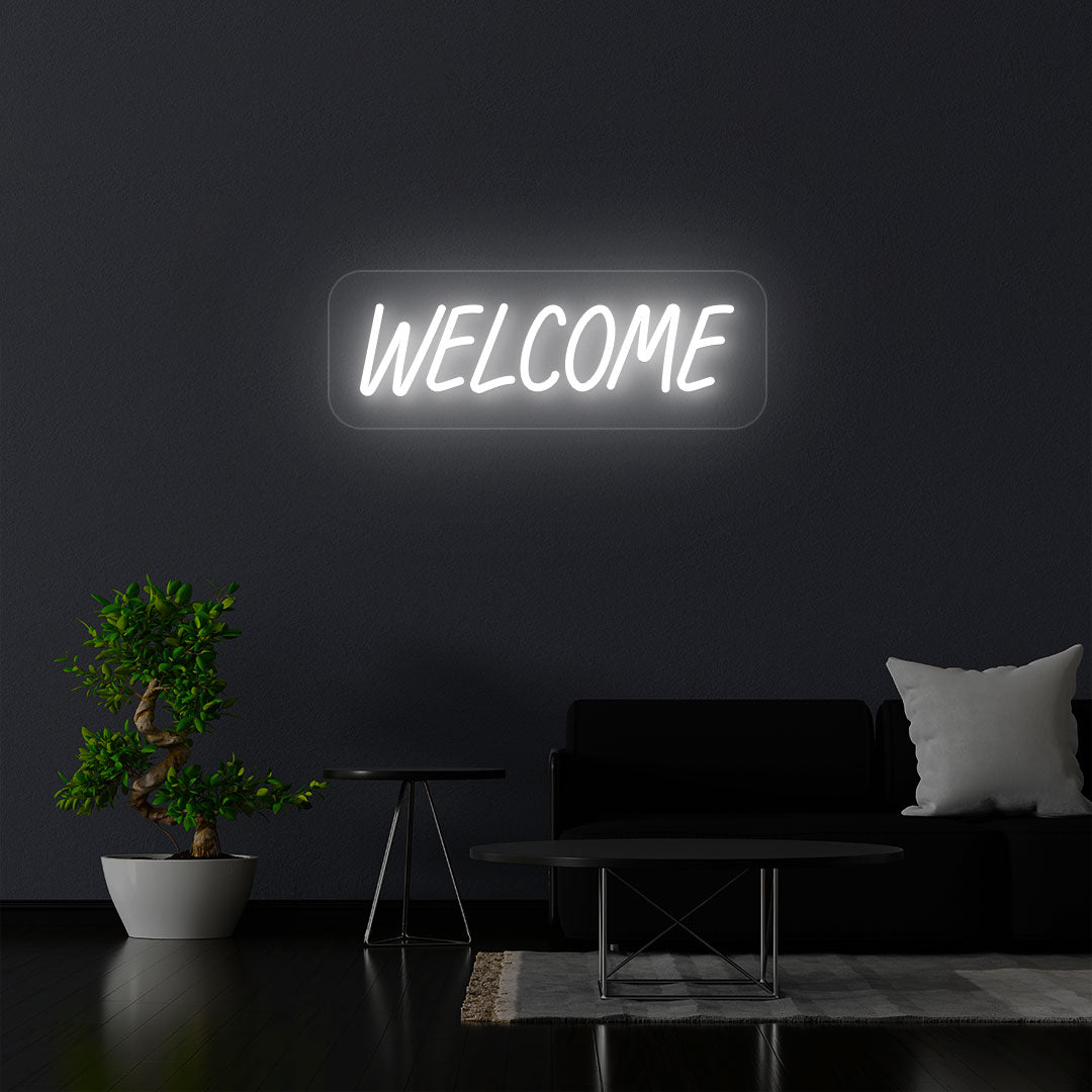 Welcome Neon Sign | NEON SIGNO® Custom Neon Signs