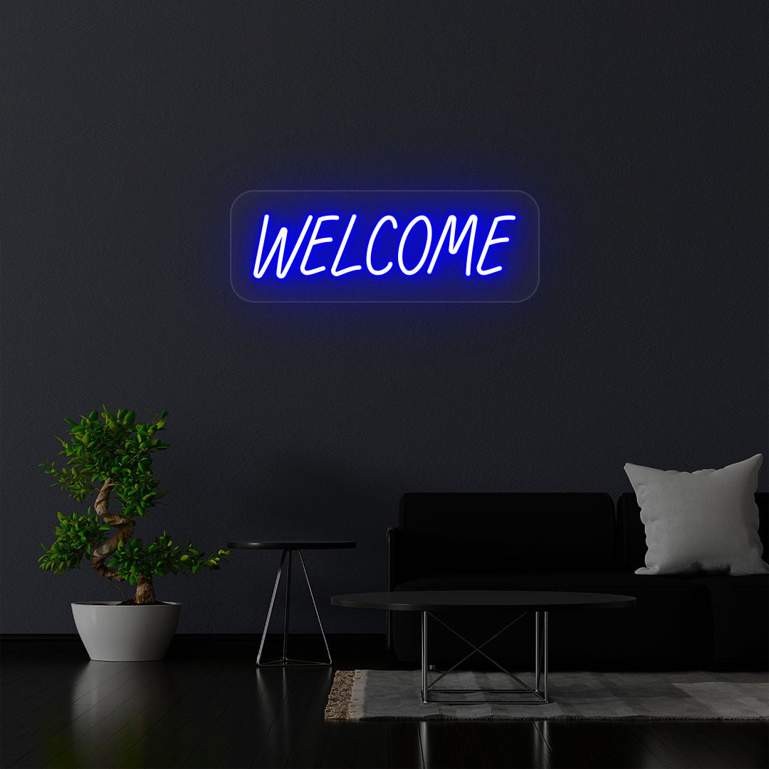 Welcome Neon Sign | NEON SIGNO® Custom Neon Signs