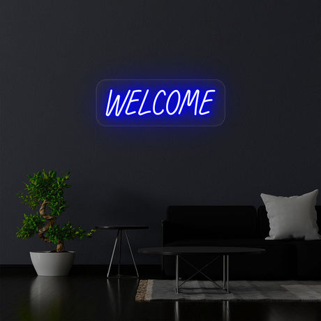 Welcome Neon Sign | NEON SIGNO® Custom Neon Signs